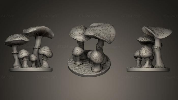 Miscellaneous figurines and statues (mushroom amanita 2, STKR_0317) 3D models for cnc